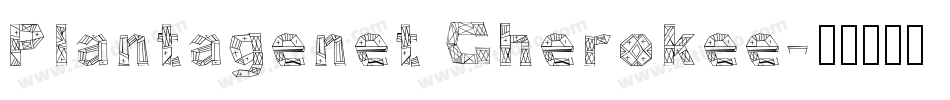 Plantagenet Cherokee字体转换